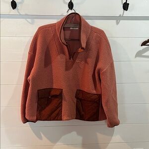 Madewell Pink Fleece Pullover